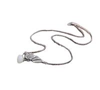 MMRTDJDR Retro Retro Ethnic Style Nephrite Elegant Lotus Pendant Women's Jewelry, LJBLEUSK
