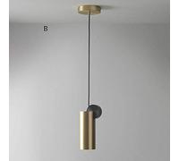 MMRTDJDR Room Bedside Hanging Ceiling Lighting Minimalist Designer Living Personality Creative Single Ceiling Lighting Pendant Light Nordic Restaurant Chandelier,B18Cm*31Cm