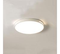 MMRTDJDR Round 23" Inch Contemporary LED Ceiling Lights Flush Mount Lighting Cool White with Acrylic Mask for Dining Kitchen Black Warm Light 3000K 48W Decorated Living Room Decoration