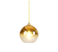 MMRTDJDR Round Bubble Colored Glass Ceiling Lamp, for Hanging On The Ceiling, Adjustable, Decorated, for Restaurant, Bar, Cafeteria, Clothing Store E27 Color :