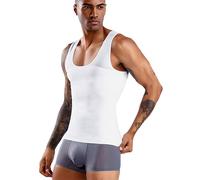 MMRTDJDR Slimming Tummy Control Shapers Compression Vest Man Bodywear Shapewear Abdomen Undershirt Body Shape Underwear M-2XL
