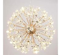 MMRTDJDR Sputnik Firework Chandelier Led Pendant Lighting Fixture Adjustable Ceiling Light Fixture for Bedroom,Living Room,Dining Room,Gold C,64 Lights