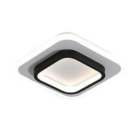 MMRTDJDR Square Iron Ceiling Lamp,Ultra-thin Three-Color Temperature Adjustable Ceiling Light,Close To Ceiling Light Fixtures,LED Energy-saving Light Fixture,Living Room