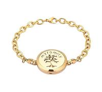 MMRTDJDR Stainless Steel My Family Tree Essential Oils Diffuser Perfume Free12 Pads Memorial Bracelet,1,18cm