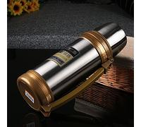 MMRTDJDR Stainless Steel Thermoses Vacuum Flask 1L 1.2L 1.5L 1.8L 2L Water Bottle Insulated Outdoor Sports Travel Cup Car Kettle Water bottles