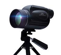 MMRTDJDR Telescopes, Telescope for Adults, 15x50 telescopes, High-power High-magnification Low Light, Monocular Telescope Broadband Green Film Adult Telescope for Viewing, Hiking and Traveling