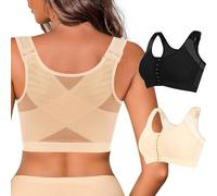 MMRTDJDR TOSOFT 2Pcs Adjustable Shapewear Vest Bras For Women S-5XL Plus Size Everyday Wear, Exercise And Offers Back Support (Color : C, Size : M/Medium)