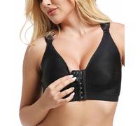 MMRTDJDR TOSOFT Post-op Shapewear Bras For Plus Size Bodies Front Closure Hook Post Surgery Cup Open Full Tops Bra For Women