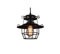 MMRTDJDR Traditional 1-Light Retro Industry Iron Ceiling Pendant Light Vintage Creative Metal Chandelier Restaurant Kitchen Bar Decoration Pendant Lamp Adjustable Hanging Lamp E27 Fixtures