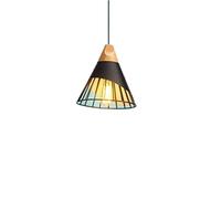MMRTDJDR Traditional E27 Modern Single Head Pendant Lamp Simple Iron Restaurant Chandelier for Bar Living Room Ceiling Lighting Fixture Fixtures Color : Black