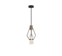 MMRTDJDR Traditional Europen Modern Wrought Iron Glass Restaurant Pendant Light Simple Dining Room Chandelier Creative Personality Shop Illumination Hanging Lamp Fixtures