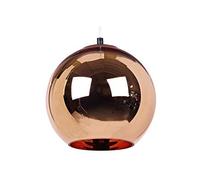 MMRTDJDR Traditional Modern Red Mirror Ball Glass Pendant Light Hunging Lamp Chandelier for Dining Room Kitchen Restaurant Bar Shop Hall E27 Fixtures Size : 25cm