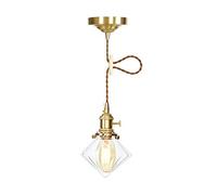 MMRTDJDR Traditional Modern Simple Chandelier Nordic Restaurant Living Room Dining Table All Bronze Glass Bedside Study Aisle Personality Creative Small Branch E27 Fixtures Color : I