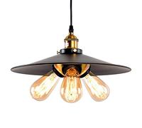 MMRTDJDR Traditional Nordic Creative Living Dining Room Chandelier Personality Three Head Wrought Iron E27 Decorative Hanging Indoor Cafe Lighting Ceiling Lamp Adjustable Pendant Light Fixtures
