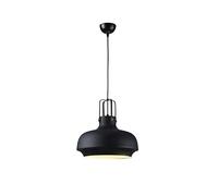 MMRTDJDR Traditional Nordic Metal Iron E27 Restaurant Hanging Pendant Light Modern Simple Single Head Indoor Lighting Chandelier Bar Cafe Kitchen Dining Room Decorative Ceiling Lamp Fixtures Col
