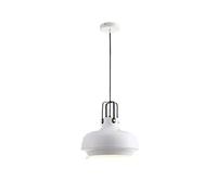 MMRTDJDR Traditional Nordic Metal Iron E27 Restaurant Hanging Pendant Light Modern Simple Single Head Indoor Lighting Chandelier Bar Cafe Kitchen Dining Room Decorative Ceiling Lamp Fixtures Col