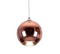 MMRTDJDR Traditional Reflected Transparent Electroplating Chandelier Modern Simple Glass Pendant Chrome Mirror Ball Hanging Light E27 Droplight Dining Kitchen Study Room Ceiling Lamp