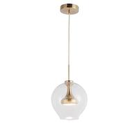 MMRTDJDR Traditional Simple Modern Scandinavian Style Glass Pendant Lamp Dining Living Room Island Chandelier * 30cm Fixtures