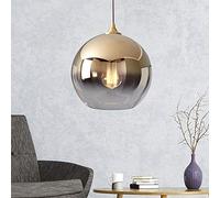 MMRTDJDR Traditional Spherical Glass Ceiling Pendant Lights Modern Simple Hanging Lamps With Round Shade Luxury Indoor Dining Room Bar Cafe Restaurant Kitchen Chandelier E27 Fixtures Size 2