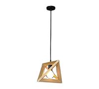 MMRTDJDR Traditional Wooden Chandelier Simple Geometric Neutral Nordic Modern Home/store High-end Lighting For Bedroom/bathroom/kitchen/living Room/cafe/bar/restaurant Fixtures Size : L