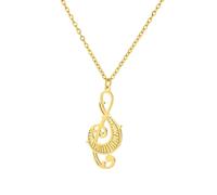 MMRTDJDR Trend Necklace Pendant Chain Men Women Jewellery Hollow Music Note Necklaces For Women Irregular Pendant Chain Necklace Ladies Aesthetic Accesories