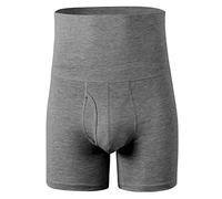 MMRTDJDR Tummy Control Body Shorts for Men - Compression Boxer Briefs, Elastic Hip Enhancer Shapewear Panties