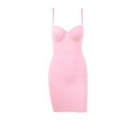 MMRTDJDR Under Dress Slip Full Length Shapewear Slips Nude Straight Tube Dress Body Women Skinny Under Dresses Underwire Cup Black(Pink,XXL)