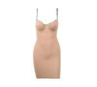 MMRTDJDR Under Dress Slip Full Length Shapewear Slips Nude Straight Tube Dress Body Women Skinny Under Dresses Underwire Cup Black(Beige,L)