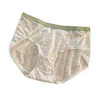 MMRTDJDR Women Plus Size Panties Middle Waist Cute Sweet Love Printed Lolita Triangle Briefs