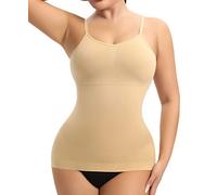 MMRTDJDR Women's Shape Undershirt Tummy Control Shirt Shapewear Strappy Top Spaghetti Straps Shaping Bra Shirt Shaping Top Body Seamless Figure Shaping Tank Top