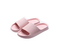 MMRTDJDR Womens Slippers Thick Platform Women Bathroom Home Slippers Slippers Soft Sole Indoor Slides Sandals Summer Non-slip Flip FlopsYellow,6.5 UK