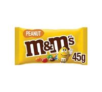 M&M's Peanut Single Chocolate, 24 x 45 g