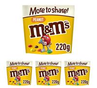 MMs Peanut Chocolate More to Share Pouch Bag 220g Pack of 4