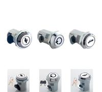MMS466 Cabinet Lock Flat Key Tubular Key for Electronical Box Fire Cabinet Car Truck Train Industry Machine MS466 1Pcs(818-3)