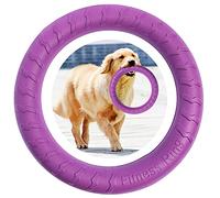 MMSGA Dog Fitness Ring Dog Bite Training,Pet Dog Outdoor Game Agility Exercise Training Equipment,Tug of War Interactive Training Ring for Small Medium Large Dogs (Purple/Large)