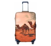 MMSJSBVY Camels Rest Desert Elastic Luggage Cover - Dust and Scratch Resistant Trolley Luggage Protector for 18-32 Inch Luggage M