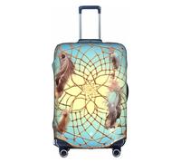 MMSJSBVY Catch Dream Net Elastic Luggage Cover - Dust and Scratch Resistant Trolley Luggage Protector for 18-32 Inch Luggage L