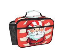 MMSJSBVY Cute Christmas Man Insulated Lunch Bag Lunch Tote Portable Lunch Box Bag with Peva Lining for Work School Travel