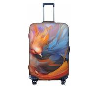 MMSJSBVY Dream Colorful Elastic Luggage Cover - Dust and Scratch Resistant Trolley Luggage Protector for 18-32 Inch Luggage M