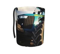 MMSJSBVY Farm Tractor Car Rubbish Bin, Waterproof And Leakproof Car Wastebasket, Portable And Durable Car Waste Bag