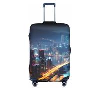 MMSJSBVY Hong Kong Elastic Luggage Cover - Dust and Scratch Resistant Trolley Luggage Protector for 18-32 Inch Luggage M