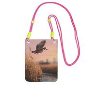 MMSJSBVY Hunting Flying Wild Ducks Crossbody Phone Bag For Women, Small Waterproof Purse With Adjustable Strap, Lightweight Daily Travel Handbag