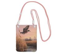 MMSJSBVY Hunting Flying Wild Ducks Crossbody Phone Bag For Women, Small Waterproof Purse With Adjustable Strap, Lightweight Daily Travel Handbag