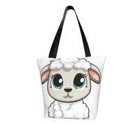 MMSJSBVY Lamb Women'S Handbag Shopping Bag, Large Capacity Tote Bag, Suitable For Shopping, Beach Trips, And Fitness