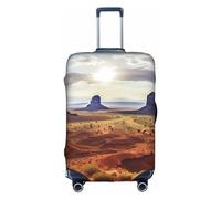 MMSJSBVY Landscape of Monument Valley Elastic Luggage Cover - Dust and Scratch Resistant Trolley Luggage Protector for 18-32 Inch Luggage L