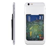 MMSJSBVY Math Question Mobile Phone Case Card Holder - Adhesive Pu Leather Id Case for The Back of Most Smartphones