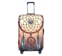 MMSJSBVY Native American Dream Catcher Elastic Luggage Cover - Dust and Scratch Resistant Trolley Luggage Protector for 18-32 Inch Luggage S