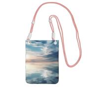 MMSJSBVY Peaceful Seascape Crossbody Phone Bag For Women, Small Waterproof Purse With Adjustable Strap, Lightweight Daily Travel Handbag