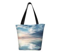 MMSJSBVY Peaceful Seascape Women'S Handbag Shopping Bag, Large Capacity Tote Bag, Suitable For Shopping, Beach Trips, And Fitness