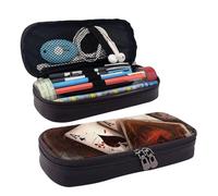 MMSJSBVY Playing Cards Pencil Case - Large Capacity Durable Pencil Case, Stationery Organizer, School Office Supplies